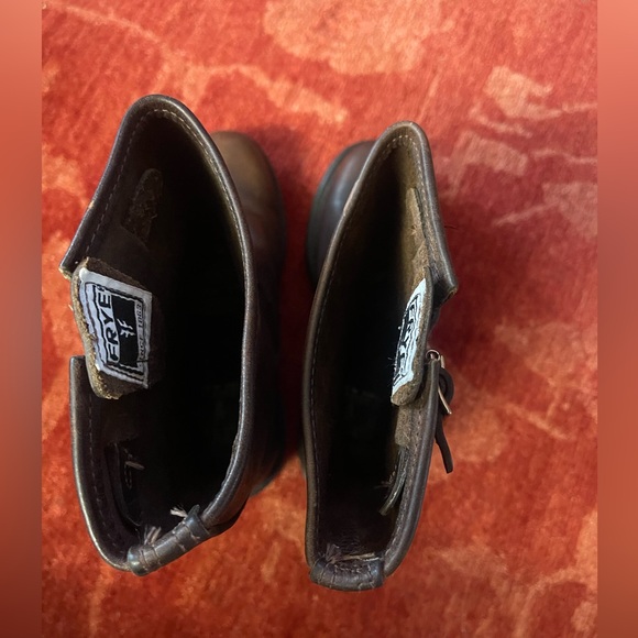 Frye Engineer Maxitred Oil Resistant Brown Boots Womens Size 7.5M Made IN USA - Picture 11 of 12